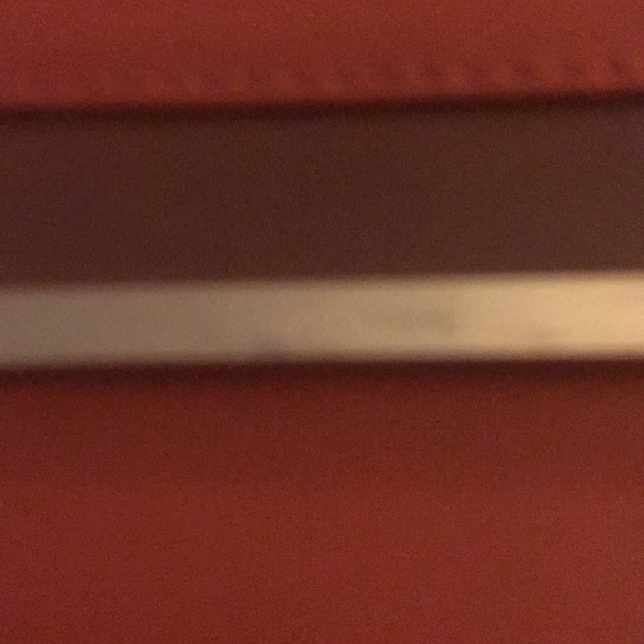 Orange brown Leather Clutch - Picture 5 of 6